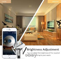 1.38 WIFI Bluetooth LED Deck Lights Garden Half Moon Stair Step Porch Spot Lamp