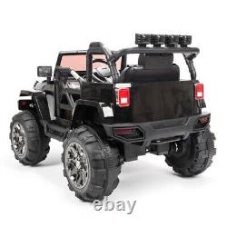 12V Kids Battery Powered Remote Control Electric RC Ride On Car SUV LED Lights