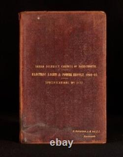 1904-05 Urban District of Handsworth Electric Light and Power Supply Stafford