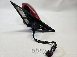 2014-2017 Audi A6 S6 Drivers Left Side View Mirror OEM Garnet Red with Blind Spot