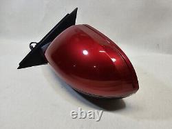2014-2017 Audi A6 S6 Drivers Left Side View Mirror OEM Garnet Red with Blind Spot