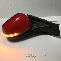 2015 Chevy Spark POWER Side Door Mirror Right PASSENGER OEM RED with Turn Signal