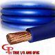 25 Ft True Awg 1/0 Gauge Ofc Copper Power Wire Blue Ground Cable Gp Car Audio Us