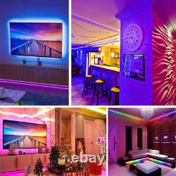 300 Rolls LED Strip Light RGB 16FT Color Change Remote For Room Party Decoration