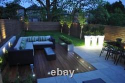 30mm Outdoor Garden Pathway Decor LED Deck Stair Kitchen Recessed Lights Set 12V