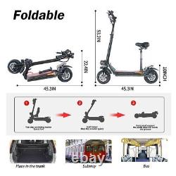 48V 26AH Scooter Electric 1000W Power 35MPH 330lbs Max with Seat Light System