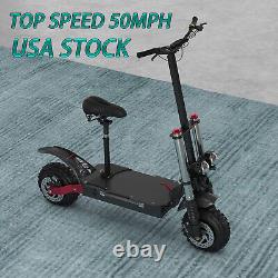 50MPH Max Speed Powerful Electric Scooter 5600W Dual Motor E Scooter Turn Light