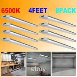 8 Pack 54W LED 4FT Shop Light Utility Lamp Garage Lamp Wall Plug-in