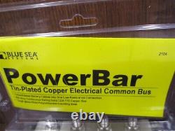 BLUE SEA SYSTEMS 2104 Power Bar Tin Plated Copper Electrical Common Bus