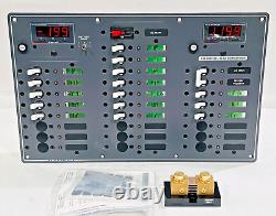 Blue Sea Power Distribution Panel AC Main + 6 Positions/DC Main + 18 Position