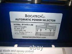 Bocatech Automatic Power Selector Switch BTAPS-1-4B 4 Input 6-50v 160a NEW