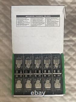 Box of 10 Schneider Electric 782XBXM4L-24D Power Relay, 15A, 24VDC, Socket Mount