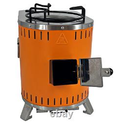 Drifters Camp Stove Wood & Pellet Burning Electricity Generating & USB Charging
