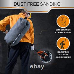 Drywall Electric Sander Machine Handheld Disc Sander Power Tools with Pole Ext