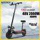 Escooter Electric 40mph Top Speed With Seat 48v2000w Strong Power Motor Foldable