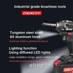 Electric Impact Wrench 3 in 1 Switch Built-in LED Light Maximum Torque 480N. M