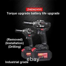Electric Impact Wrench 3 in 1 Switch Built-in LED Light Maximum Torque 480N. M