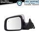 Exterior Power Mirror Heated Memory Puddle Light Folding Chrome Cap Lh For Jeep