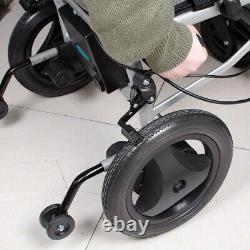 Foldable Mobility Aid Motorized Light Weight Electric Power Wheelchair 360° US