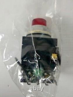 General Electric CR104PLT22R Red Illuminated Pushbutton CR104PXG49 GE Industrial