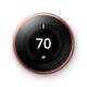 Google Nest Learning Thermostat Smart Wi-fi Thermostat Copper T3021us
