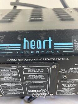 Heart interface ultra high performance power inverter model EMS 81-1800-12 1800W