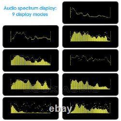 Hi-end OLED Sound Level Meter Audio Spectrum Analyzer Digital Home Decor Clock
