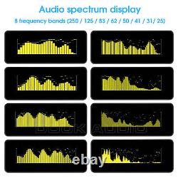 Hi-end OLED Sound Level Meter Audio Spectrum Analyzer Digital Home Decor Clock