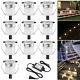 Led Deck Lights Outdoor Low Voltage Warm White? 1.18 Ip67 Recessed Ground Light