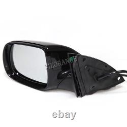 Left Black Electric Fold Door Mirror WithAssist Light For Audi Q7 2010-2015 Heated