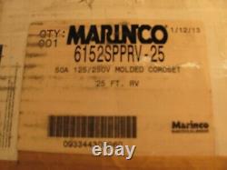 MARINCO 6152SPPRV-25 PARK POWER EEL 125/250 volt 50 AMP CORDSET 25 FEET