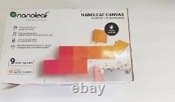 Nanoleaf Canvas multi-color Led Light 9 Panel Smarter kit. NL29-0003SW-9PK