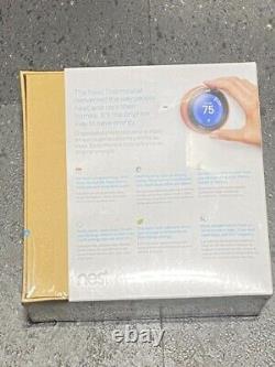 Nest 3rd Generation T3021US Learning Programmable Thermostat WiFi Copper Sealed