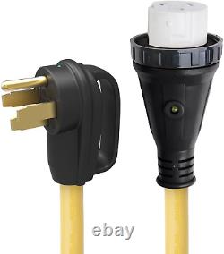 Parkpower 50ARVD25 Detachable Power Cord with Handle and Indicator Light 50A
