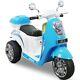 Ride On Scooter 6v Electric Toy Battery 3-wheel Power Bicycle Withmusic, Horn, Light