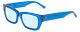 Sito Shades Outer Limits Unisex Blue Light Glasses In Electric Blue Crystal 54mm