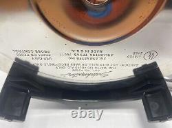 Saladmaster K7256 Oil Core Electric Skillet with Lid Lighted Power Cord Clean Used