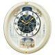 Seiko Re579s Electric Wall Karakuri Clock Light Gold Pearl Color Watch Gift New