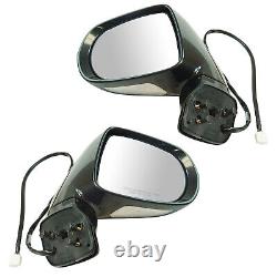 TRQ Exterior Power Heated Memory Mirror with Signal Puddle Light Pair for Lexus