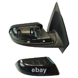 TRQ Exterior Power Heated Puddle Light with Blind Spot & Memory Mirror RH for Ford