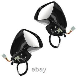 TRQ Mirror Power Heated Puddle Light Left Right Pair for 06-08 Lexus IS250 IS350
