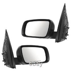 TRQ Mirror Power Heated Puddle Light Memory Pair for 05-07 Ford Freestyle