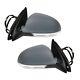 Trq Mirrors Power Heated Turn Signal Puddle Light Pair Set For 05-10 Vw Jetta