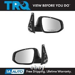 TRQ Power Heated Signal Puddle Light Mirror Driver Passenger PAIR for 4Runner