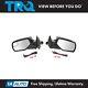 Trq Upgrade Large Mirror Power Heated Led Signal Marker Light Black Pair For Gm