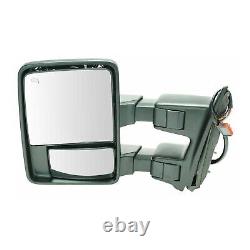 Tow Mirror Power Folding Telescoping Heat Signal LH For 2008-16 Ford Super Duty