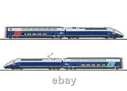 Trix 22381 SNCF TGV Euroduplex HO Gauge Electric Powered Rail Car Train Set