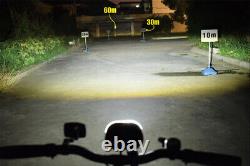 Ultra-Powerful LED Headlight with Hi/Lo & DRL functions for Electric Bike
