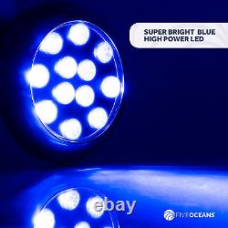 Underwater Lights LED Underwater Transom Light for Boat High Power Blue LED, 12V