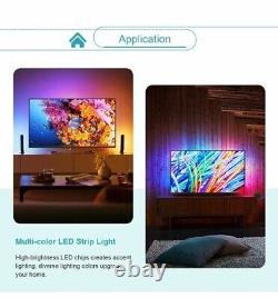 Arrière-plan de télévision synchronisé en couleur avec écran ambiant intelligent.